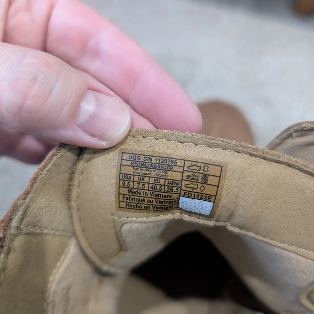 UGG Brown Lace-Up Boots - Picture 5 of 7